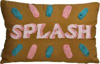 HD Collection Kussen Splash Cotton 40x60cm Bruin