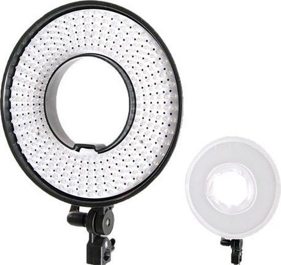 Falcon Eyes LED Ring Lamp Dimbaar DVR-300DVC - Zwart