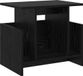 Chêne noir meuble TV 50 x 35 x 45 cm