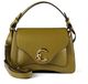 COCCINELLE Leren schoudertas handtas C-Me Calf Handbag Seagrass kaki