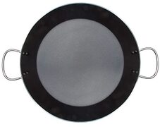 WECOOK Kratha Paella-pan inductie, 46 cm, 12 porties, anti-aanbaklaag steen, ecologisch PFOA, aluminium geperst, 3 mm dik, vitrokeramiek, gas, vaatwasser