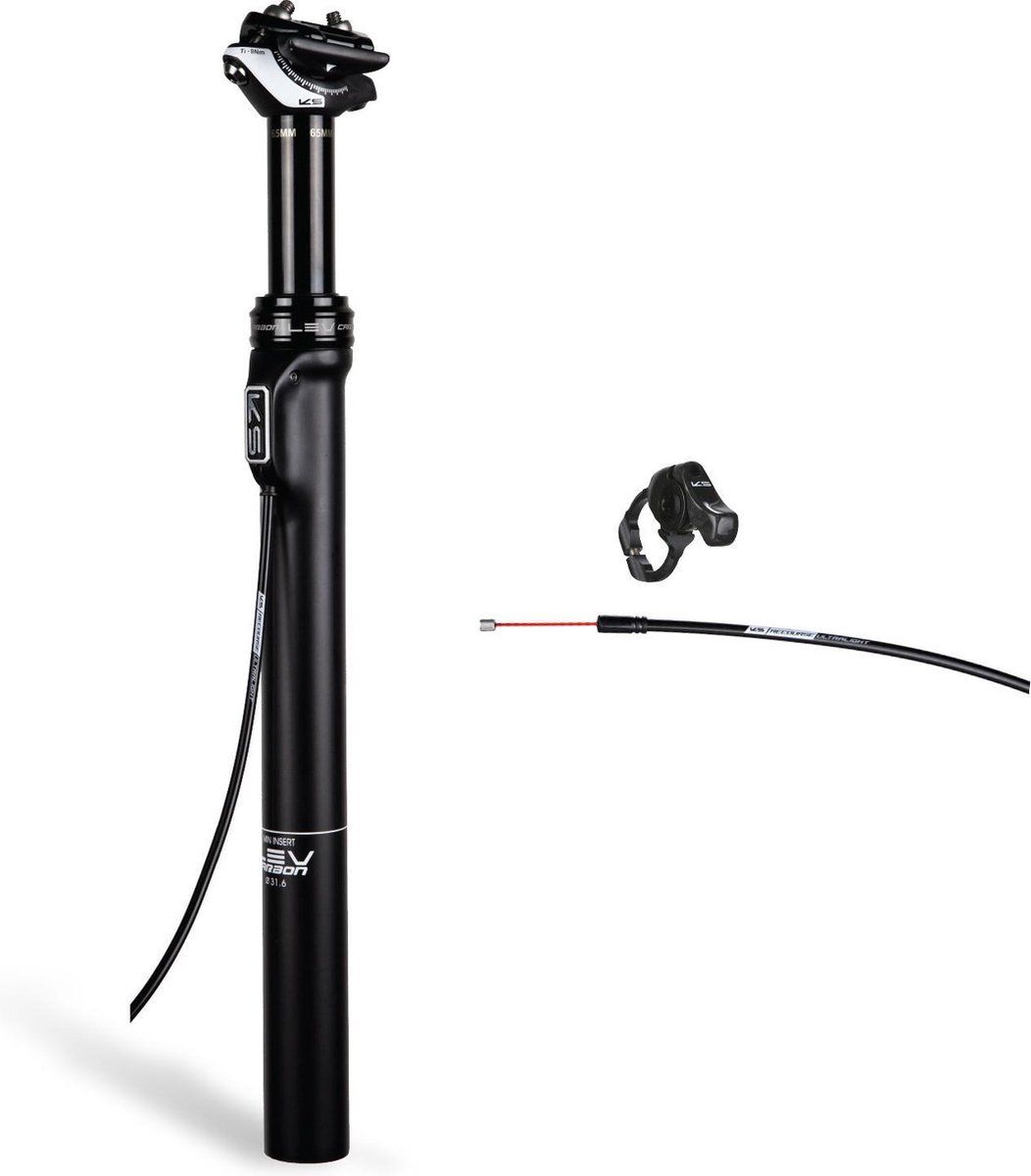 Kind Shock LEV Carbon Zadelpen 400/65/Ø30,9mm