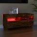 Prolenta Maison Exclusive - TV-meubel met LED-verlichting, gerookt eikenhout, 80x35x40 cm