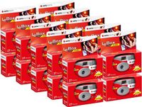 AgfaPhoto LeBox Flash Wegwerpcamera - Grijs/Rood