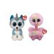 TY - Knuffel - Beanie Buddy - Helena Husky & Avery Ostrich