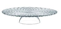Nachtmann Bossa Nova Taart-/Chip- en Dipbord, Rond, Kristalglas, Ø 32 cm