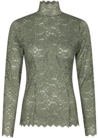 Neo Noir Chemisier Liza Laceflower | Army