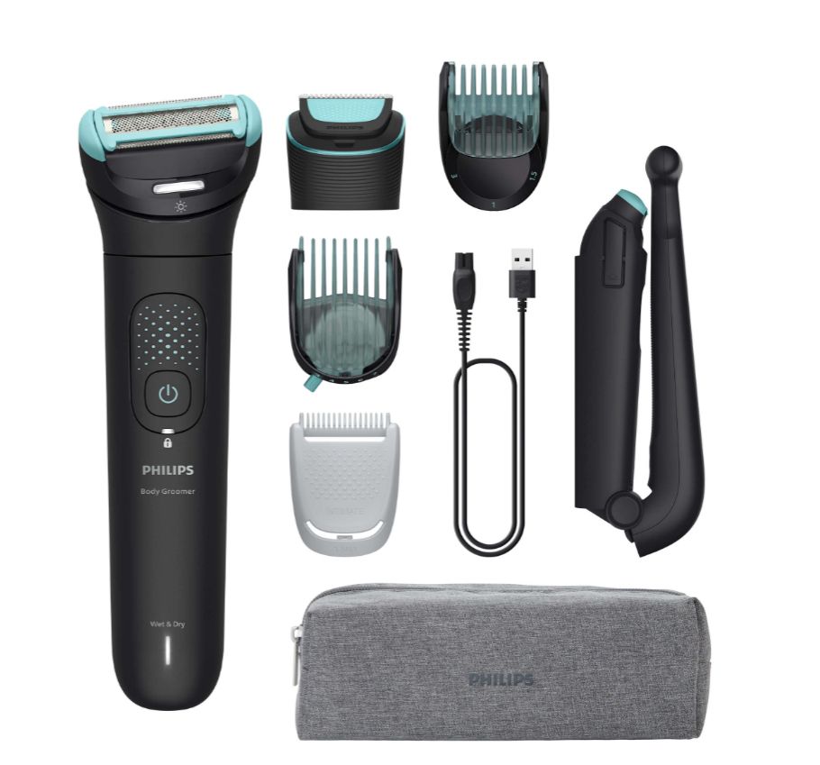 Philips Body Groomer Series 7000 - BG7480/15 - Black - Body & Balls - Trimmer