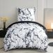 Literie 155 x 220 cm avec motif marbre