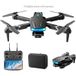SZSMART Mini Drone pliable télécommandé avec caméra unique, 1 batterie, autonomie : 10 min, Noir