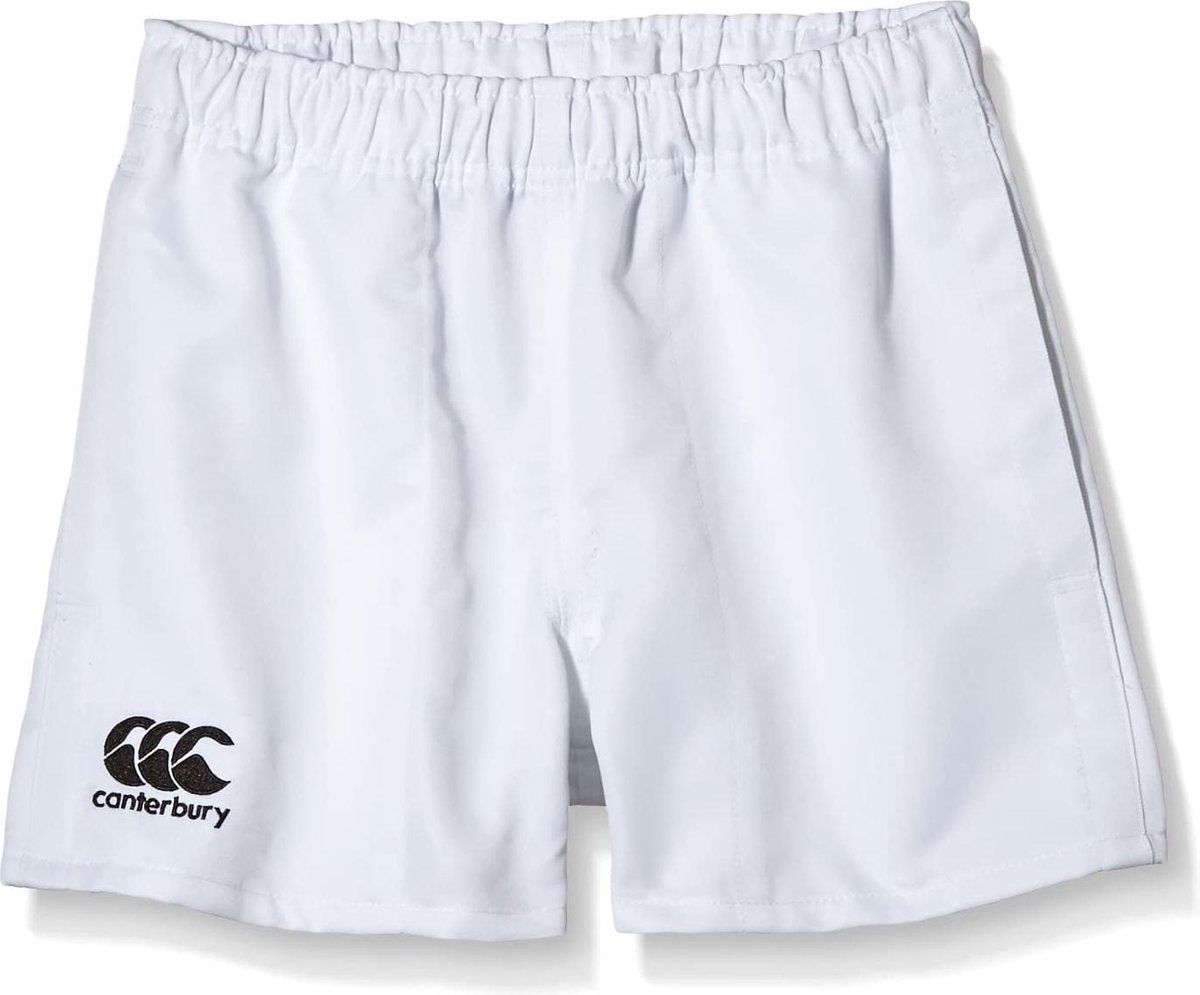 Canterbury Rugbyshort Professional Jongens Wit Maat 8 Jaar
