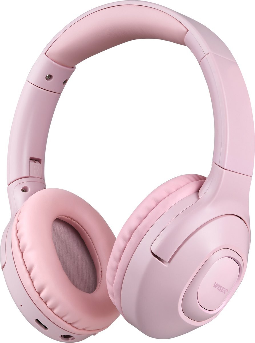 WISEQ UNBREAKABLE - Draadloze Koptelefoon voor Kinderen - Bluetooth 5.0 - Roze
