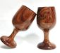 Elzusha - Set de 2 verres à vin en bois (140ml)