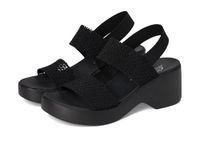 Skechers Dames CALI dag hak sandaal, zwart, 7 UK, Zwart, 40 EU