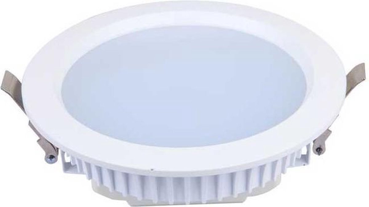 Groenovatie Inbouwspot LED - 30W - Rond - Waterdicht IP65 - Incl. driver - Ø 235 mm - Wit