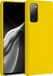 kwmobile telefoonhoesje geschikt voor Samsung Galaxy S20 FE - Hoesje met siliconen coating - Smartphone case in stralend geel