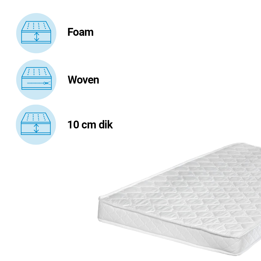 ABZ Matrassen Best Sleep Matras Eenpersoons 90x190 Comfort Plus
