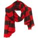 American Vintage Foulard Marinière Marron Rouge