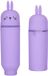 Merkloos Kawaii Etui Lapin - Souple Silicone 2-en-1 Boîte à crayons - Pour l'école