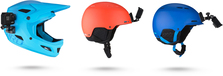 GoPro Helmet Front + Side Mount - Black - For GoPro HERO Series