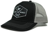 Surf Monkey Trucker Cap Zwartgrijs