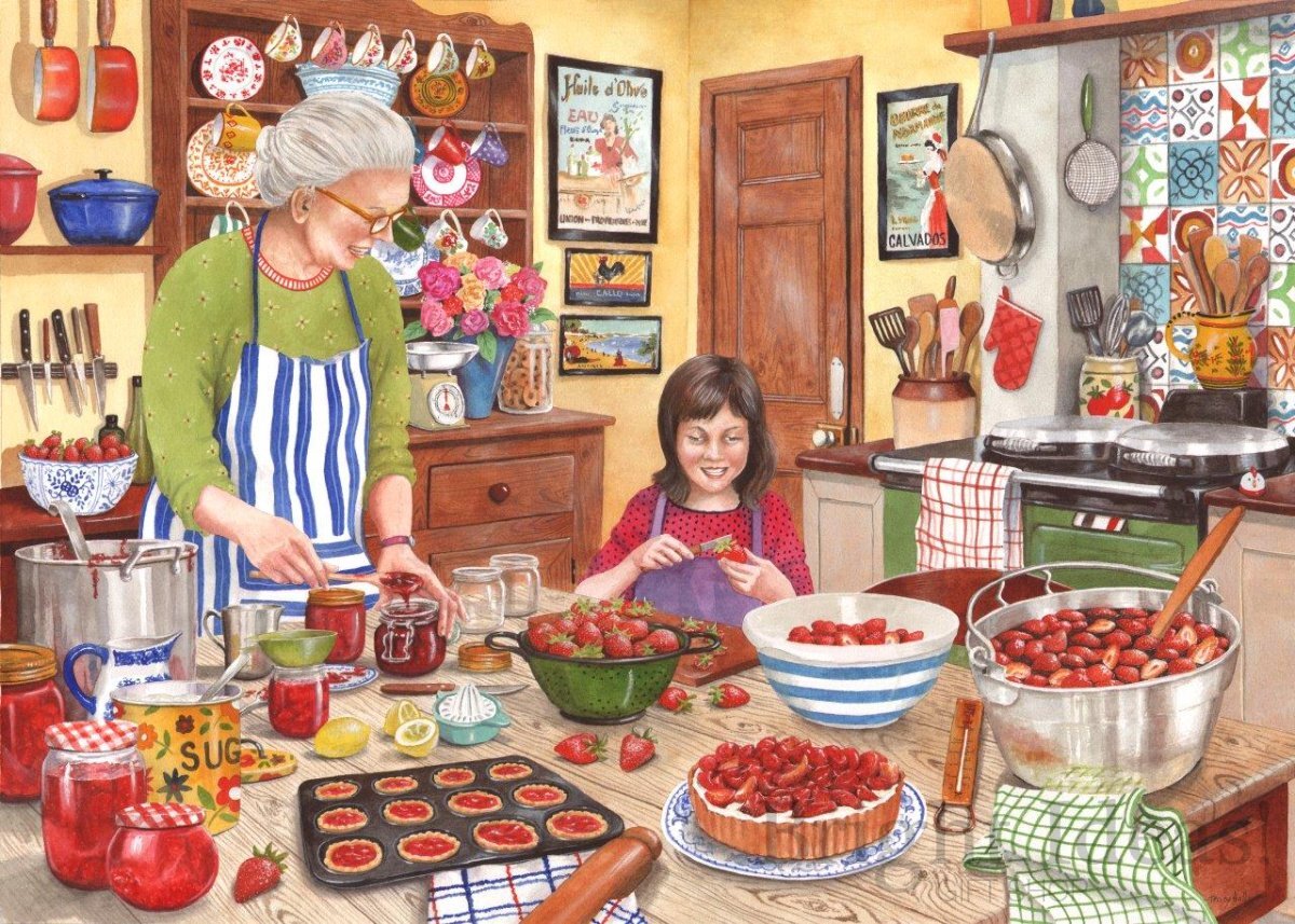 House Of Puzzles Strawberry Jam Puzzel 250 XL Stukjes