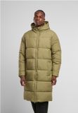 Urban Classics Long Puffer winterjas 3XL Olijfgroen