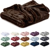 Lavea® Fleece Deken 150x200 cm – 1-persoons, Mokka Bruin
