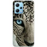 1001 coques Xiaomi Bedrukt siliconen hoesje compatibel met Xiaomi Redmi Note 12 5G, Xiaomi Poco X5 Oeil de leopard