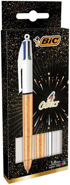 BIC Clip-on Retractable Ballpoint Pen - Medium - 3 Pack