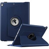 Fintie Hoes voor iPad Air 10.5" 2019 (3. Generatie) / iPad Pro 10.5" 2017, 360 Graden Roterende Standaard Beschermhoes met Ingebouwde Potloodhouder, Automatische Slaap/Wake (Navy)