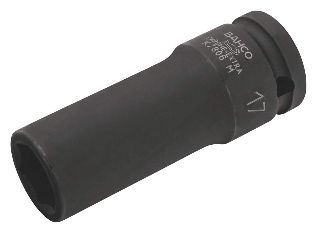 Bahco Slagdop 1/2" | lang | zeskant | gefosfateerd | 15 mm - K7806M-15
