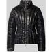 A|X Armani Exchange Veste matelassée en feuille recyclée avec effet métallique noir