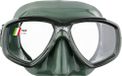 CRESSI Perla Mask - Masker Perla Ideaal voor Snorkelen Vrijduiken Duiken, Groen/Zwart, Eén maat, Unisex Volwassene