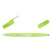 TWINTONE-50 marker met dubbele punt, limoengroen