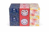 SmileyWorld® ultra zachte tissues - zakdoekjes - kleurrijke en gevarieerde ontwerpen - 3 unieke ontwerpen – compact formaat voor dagelijks gebruik - 12 sets kubusdozen met 48 vellen per doos- 12 x 48 stuks = 576 zakdoekjes-