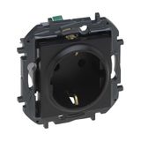 LEGRAND Verpakking met 3 stopcontacten 2P+T, 16 A, monoblok, voor inbouwmontage, serie Niloé Step, antraciet, 398305B