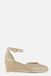 Tamaris Espadrilles Sleehak Goud Leer - Maat 41