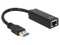 Delock Adaptateur USB 3.0 vers Gigabit Ethernet - RJ45 - 0,1 m
