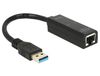 Delock Adaptateur USB 3.0 vers Gigabit Ethernet - RJ45 - 0,1 m