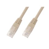 M-Cab 3m U-UTP Cat6 netwerkkabel Grijs