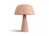 Lampe en métal mat rose