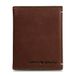 Lucky Brand Herenportemonnee met drie kleppen en L-vouw, glad leer - bruin, L-Fold