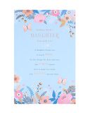 UK Greetings Verjaardagskaart voor dochter - Floral Loving Design - Thinking of You Range