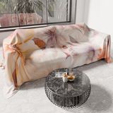 PETTI Artigiani Italiani - Sprei voor tweepersoonsbed, lente en zomer, lichte deken voor tweepersoonsbed, beddengoed, bloemenpatroon 1, 100% Made in Italy