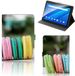 B2Ctelecom Lenovo Tab E10 Étui pour tablette Macarons