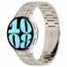 Samsung Stalen band met aansluitknop - Titanium kleur - Galaxy watch 7 / Galaxy Watch FE - 40mm & 44mm