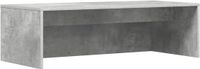 vidaXL Wandbureau, betongrijs, 100 x 45 x 30 cm, technisch hout