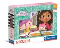 Clementoni 41193 Gabby's Dollhouse Puzzle de blocs 12 pièces