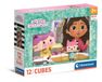 Clementoni 41193 Gabby's Dollhouse Puzzle de blocs 12 pièces